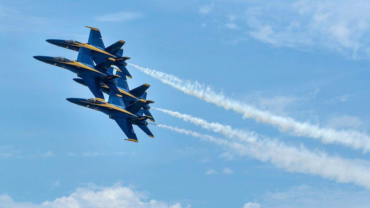 The U.S. Navy Blue Angels will return to the Kansas City Air Show on Aug. 19-20 at the New Century AirCenter near Gardner.