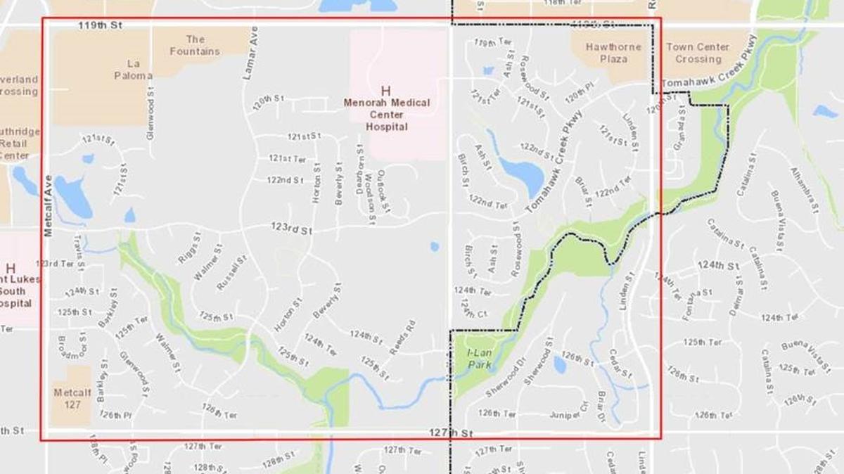 Johnson County health officials have issued a health advisory for Overland Park residents near Tomahawk Creek, east of Metcalf Avenue.