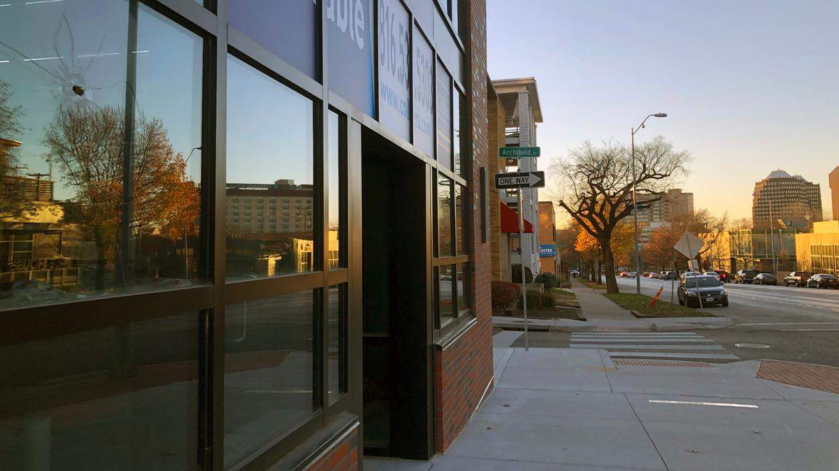 Bullets from a deadly triple shooting in Wesport on Dec. 6, 2021, pierced the first floor windows of the Westley on Broadway apartments. One person died in the shooting.