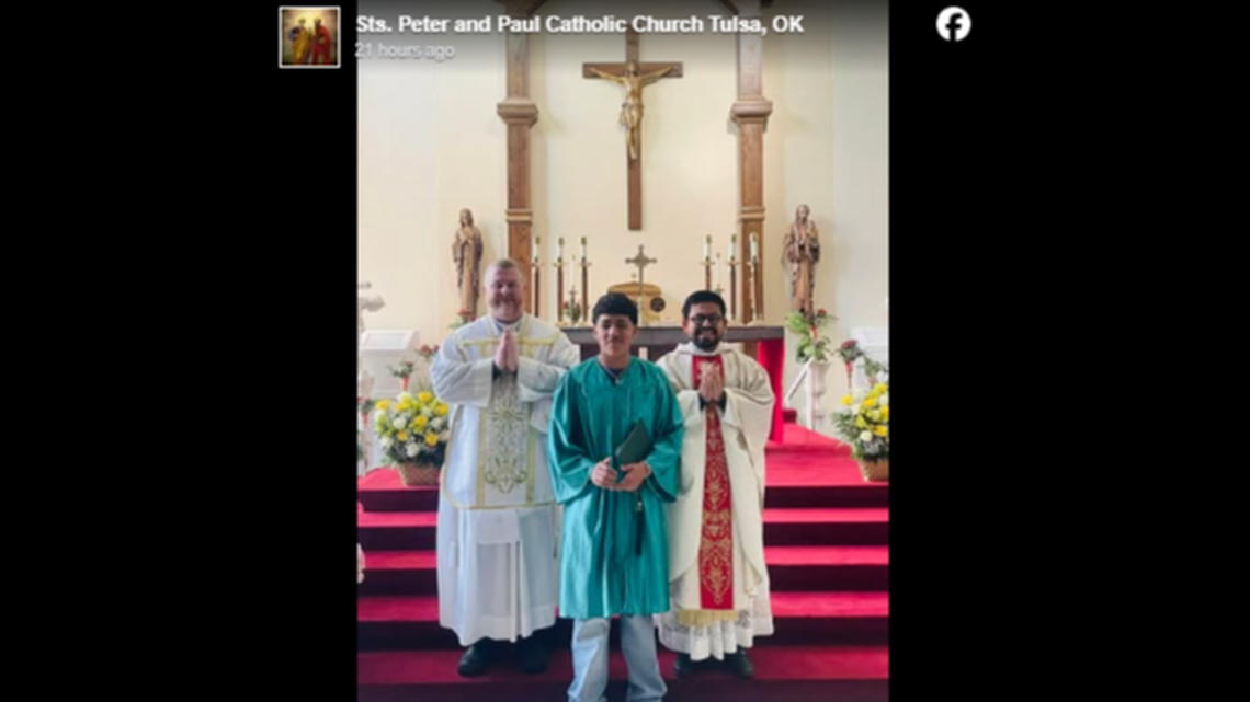 A 15-year-old was shot and killed at a church festival, Oklahoma police said.