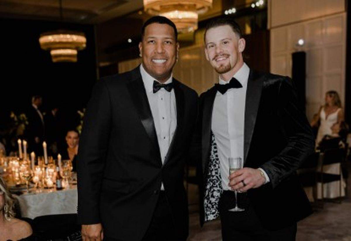 Salvador Perez was at Bobby Witt Jr.’s wedding.