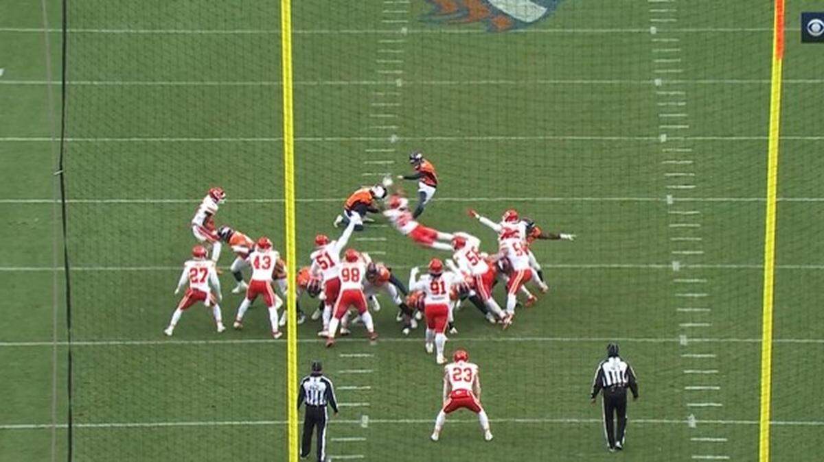 Justin Reid blocked a field-goal attempt.