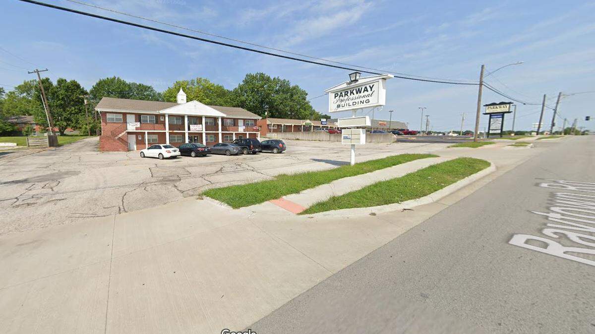 Two men were injured when multiple shots were fired Saturday afternoon inside the Hair Salon in the Parkway Professional Building at 7600 Raytown Road in Raytown. This Google Maps Street View image of the area is from August.