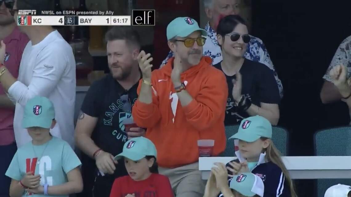 Jason Sudeikis, ‘Ted Lasso’ cast member wow KC Current crowd on Mother’s Day