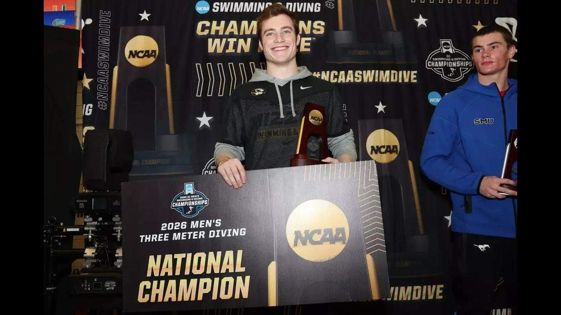 The Missouri Tigers have a national champion in diving. A new program record, too