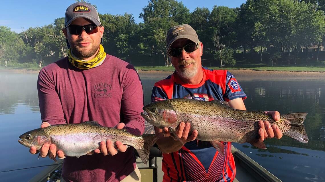 Fishing report: Big rainbows are biting on Taneycomo right now