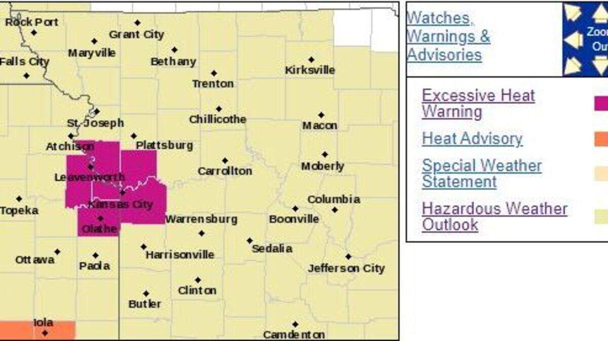 Kansas City weather: Excessive heat warning continues Sunday | Kansas ...