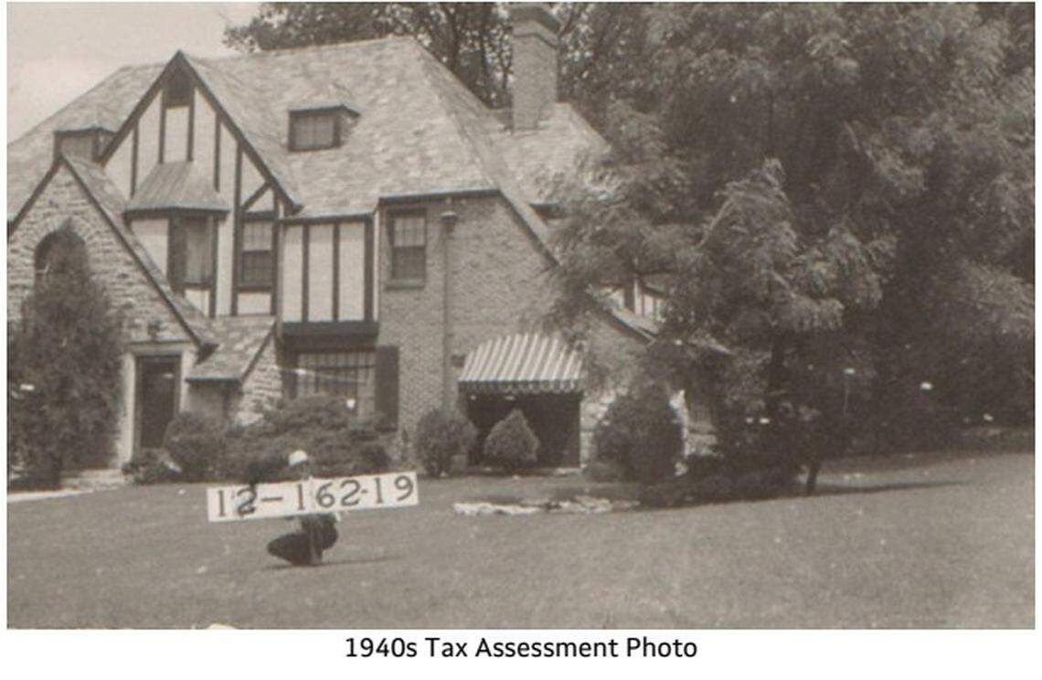 The 1940s tax assessment photo of home in the 5200 block of Mercier Street. Built in 1930, the home may soon be razed.