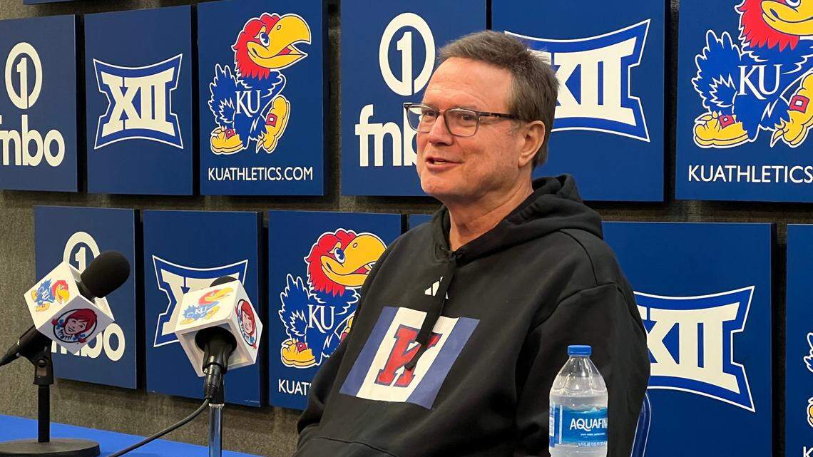 KU basketball coach Bill Self on Wednesday discussed his amended “lifetime contract” with reporters at Allen Fieldhouse.