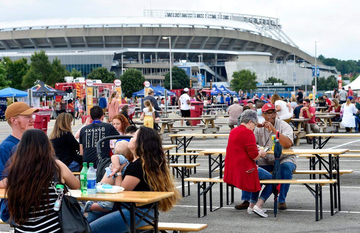 The Kansas City BBQ Festival will return May 6-8 to the parking lot outside Arrowhead Stadium.