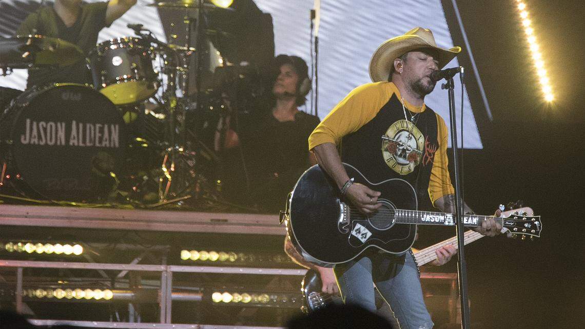A crowd of about 13,500 greeted Jason Aldean at his May 10, 2018, show at Sprint Center.