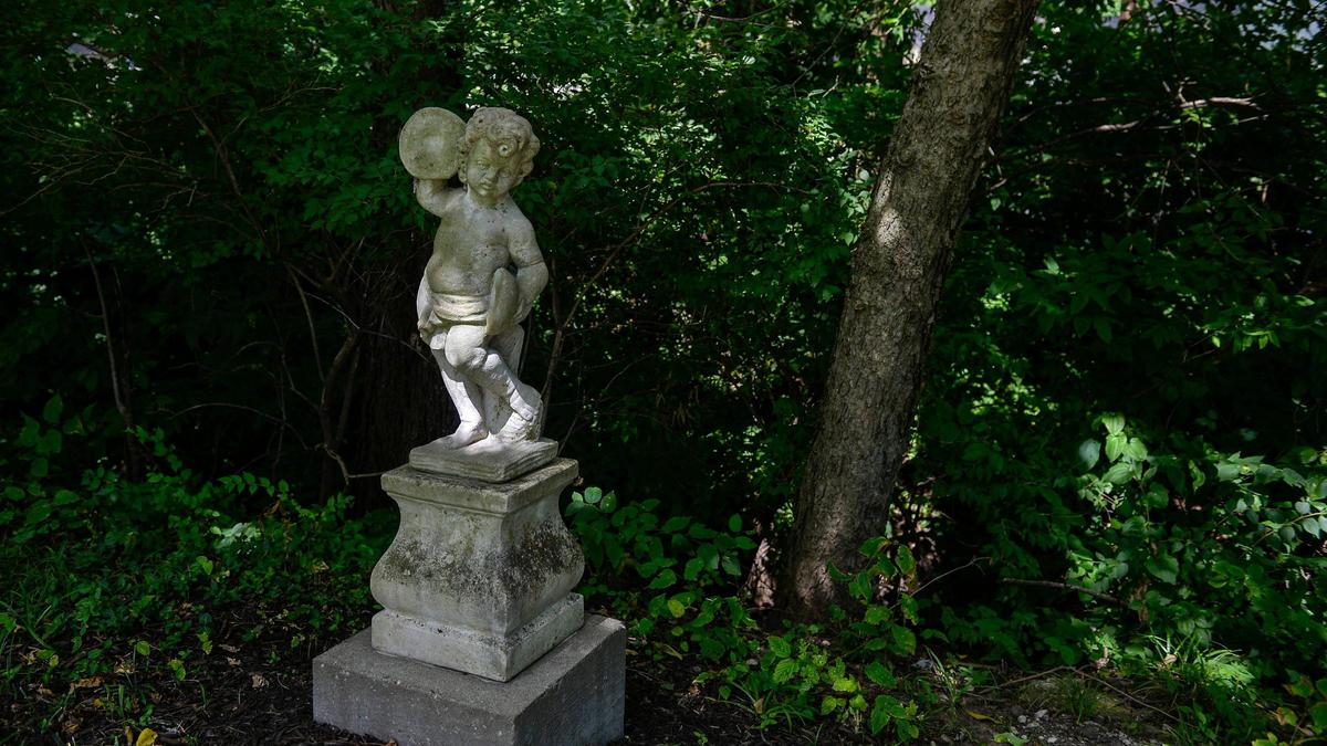 A bit of art in Cooper Creek Park.