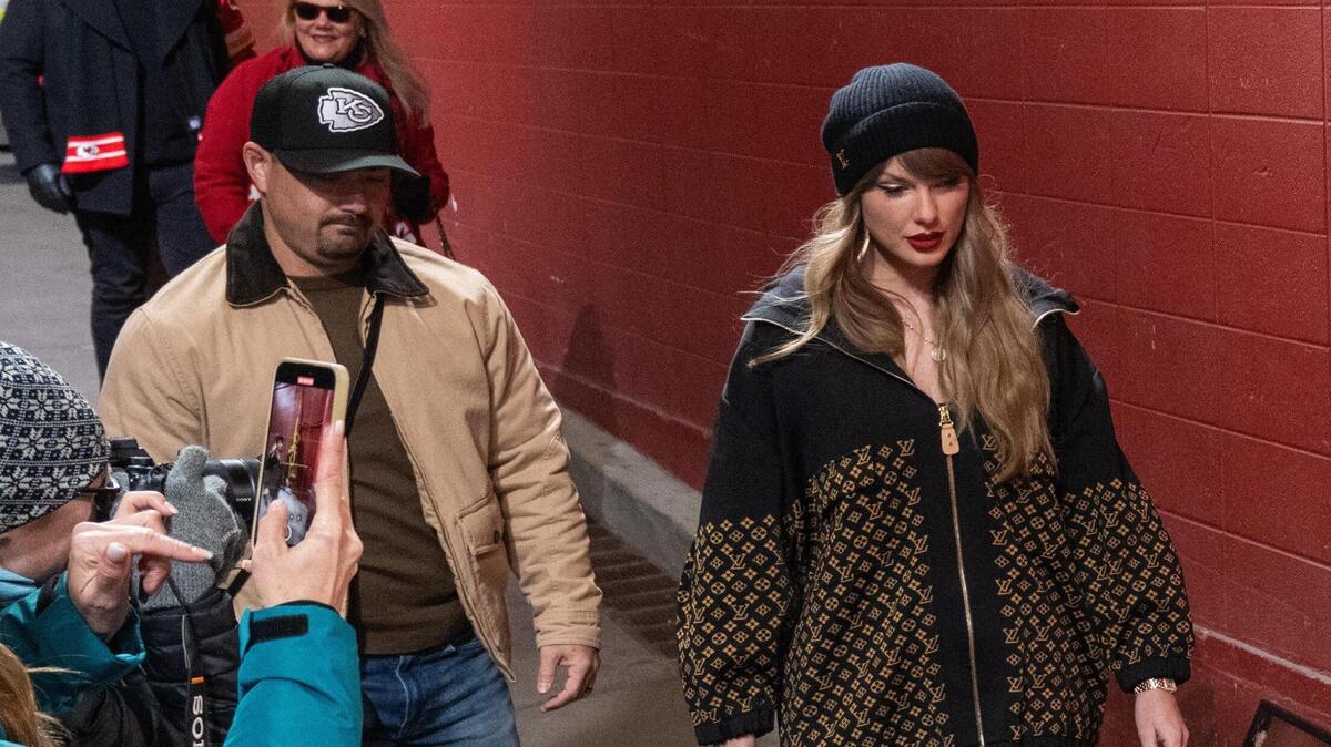 Some fans would like to see Taylor Swift, seen here entering GEHA Field at Arrowhead Stadium before the AFC Championship Game on Jan. 26, 2025, star in the upcoming remake of the Whitney Houston classic, “The Bodyguard.”