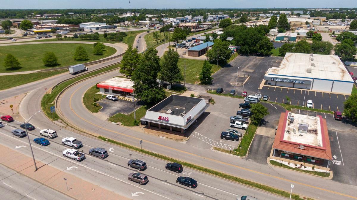 The city of Olathe could acquire and demolish several properties, including Erv’s Vaccums, Avis, and Toni’s Italian Restaurant, to make way for a major road improvement project at Interstate 35 and Santa Fe Street.