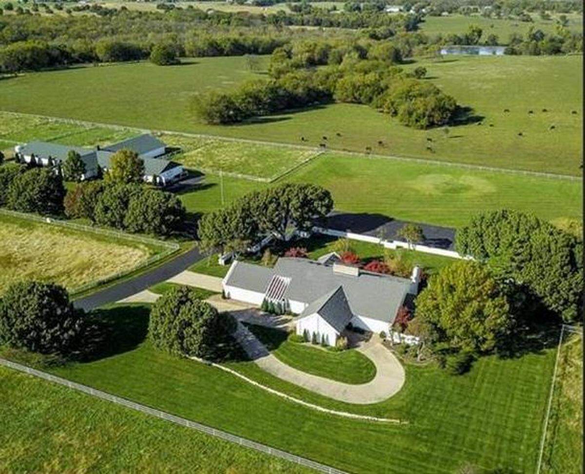 Wind Ridge Ranch in Bucyrus, Kan., is located in Miami County. Its 333 acres includes a 22-stall equestrian center.