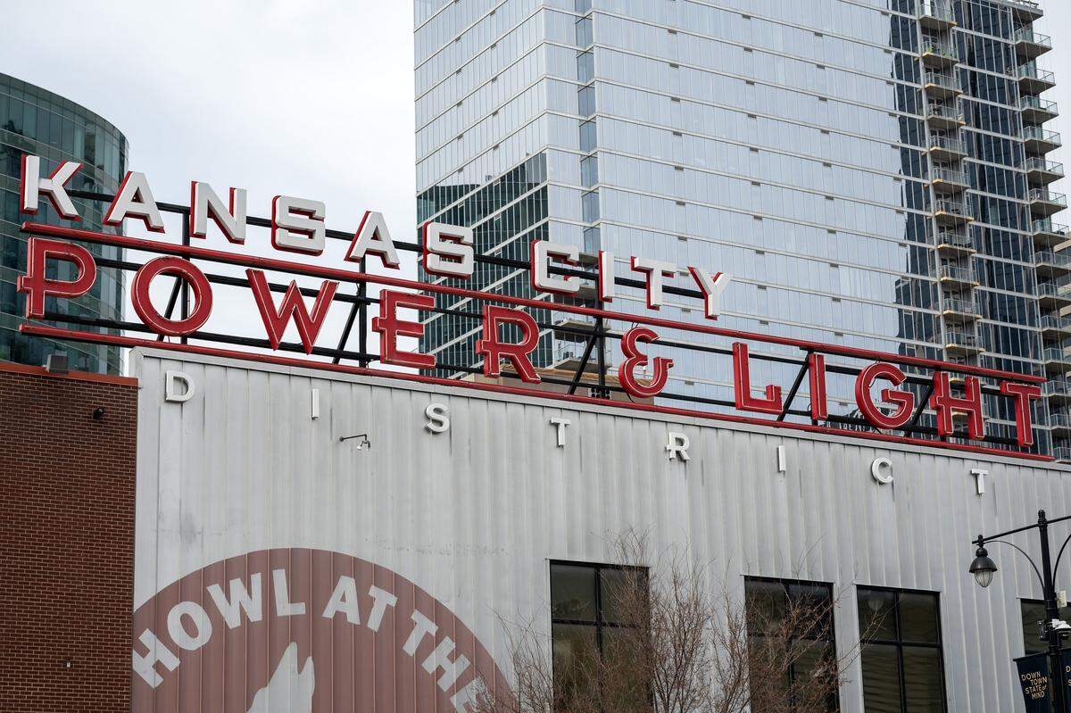 Kansas City Power & Light District is pictured on Sunday, March 1, 2026.