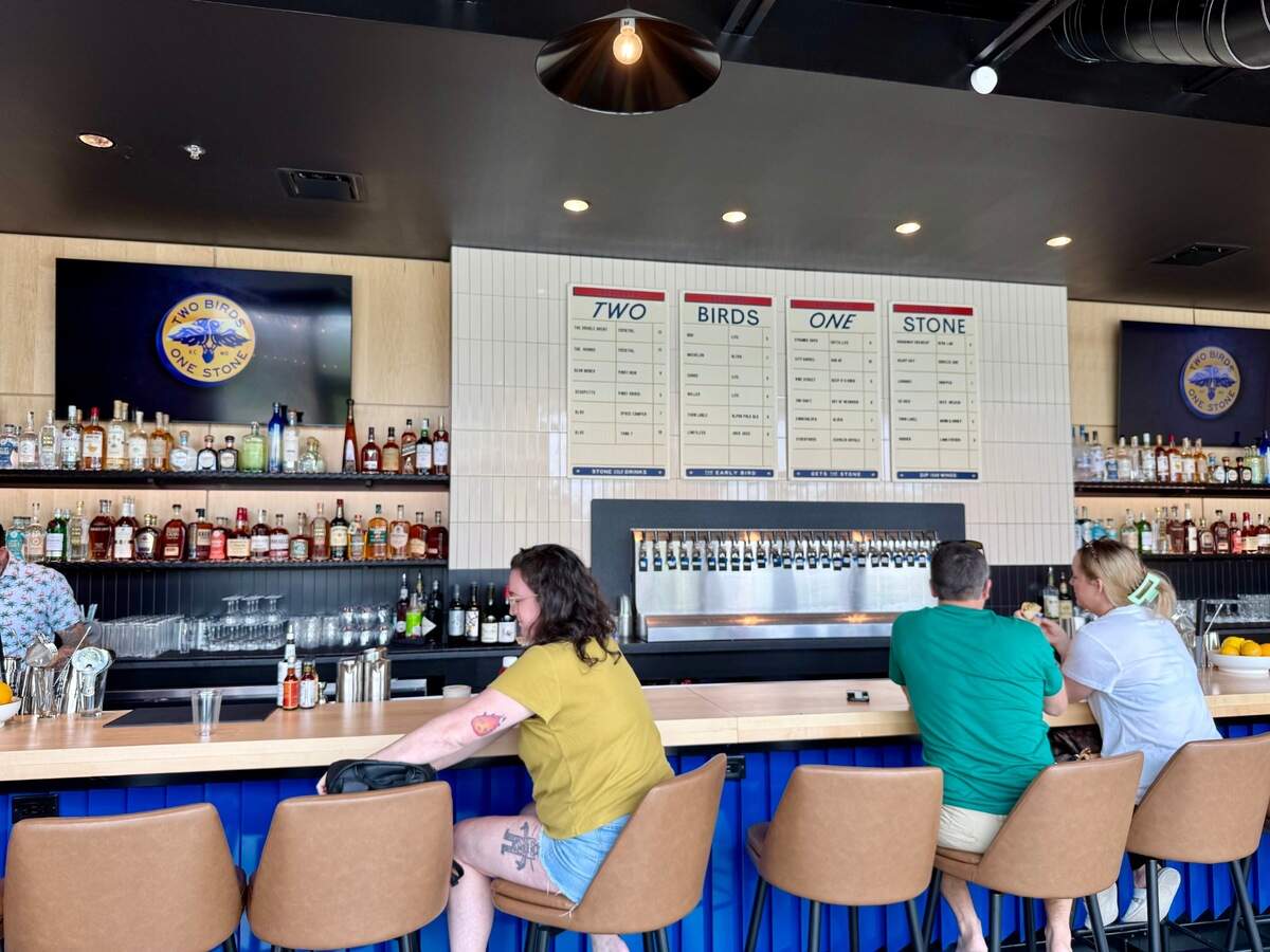 Two Birds, One Stone opened on Kansas City’s burgeoning riverfront development Thursday.