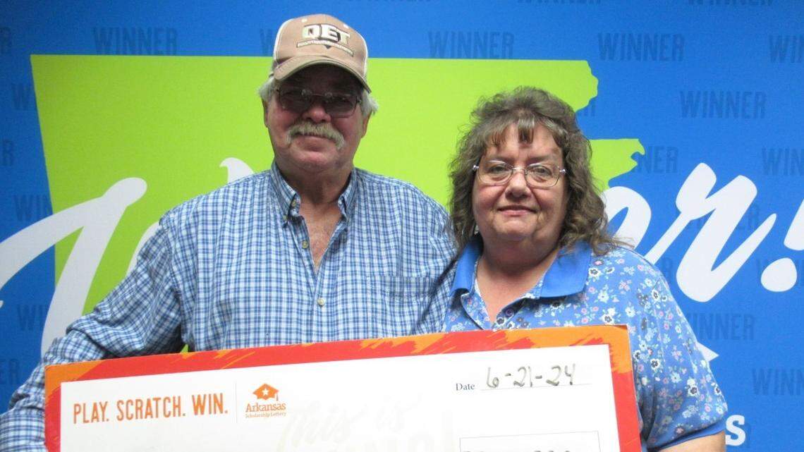 An Arkansas lottery player was on an “unusually lucky win streak” when he scratched off a huge prize, lottery officials said.