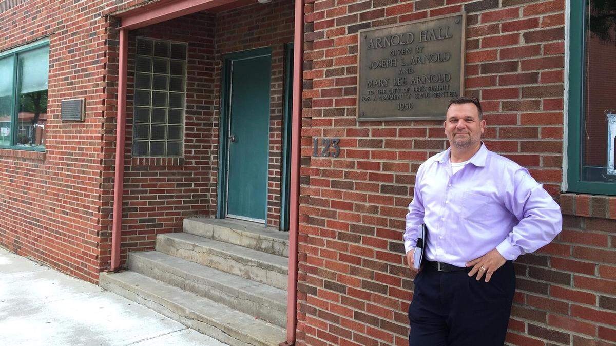 Andy Lock stands outside the Third Street Social entrances with the notable plagues recognizing the significance of the spot. It was there 100 years ago that Harry Truman began his political career. Lock, and his business partner Domhnall Molloy opened Third Street Social restaurant in 2016.