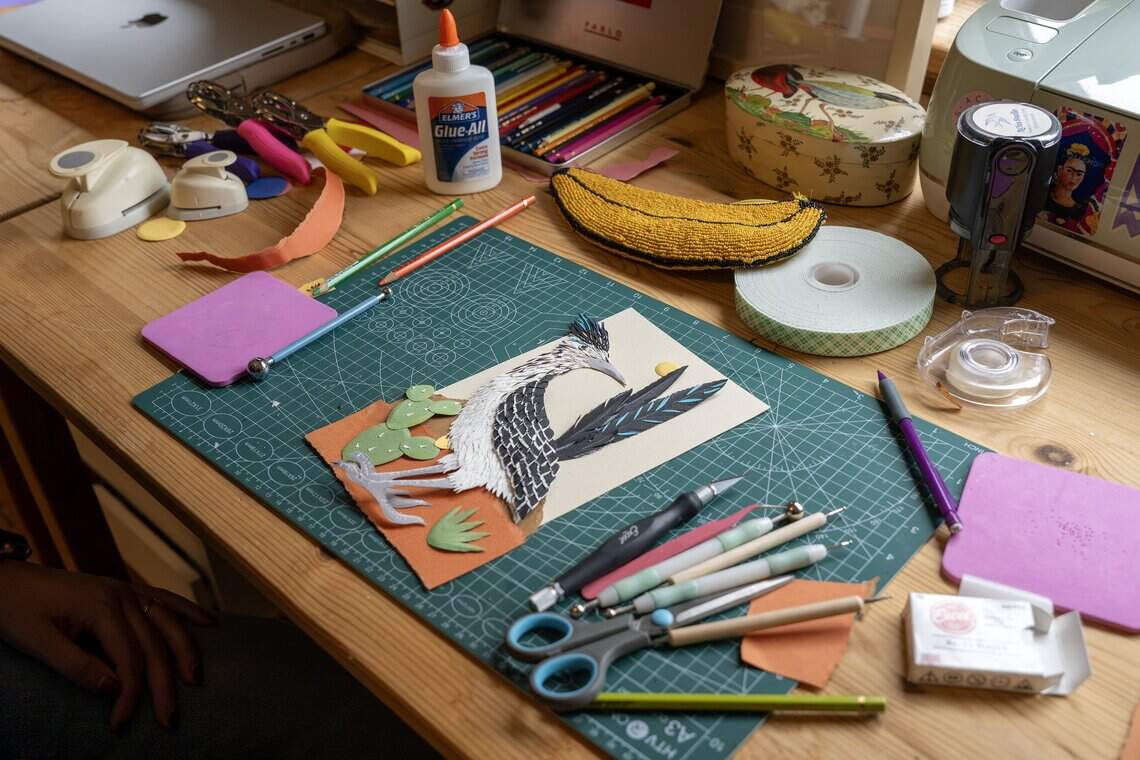 She quit graphic design for paper cutting. Now she’s made art for ...