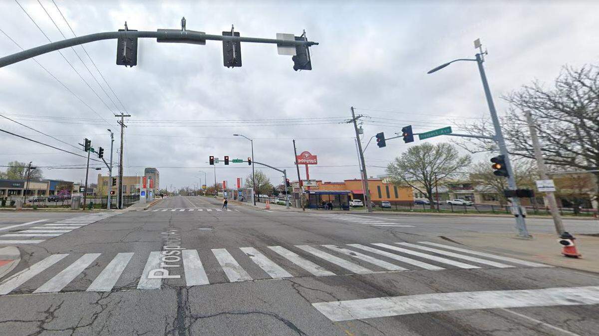 A man was shot at about 3 a.m. Sunday, June 25, 2023, in the area of East 31st Street and Prospect Avenue, Kansas City police said. The victim died several hours later. A Google Maps street view image from April 2022 shows the general area.