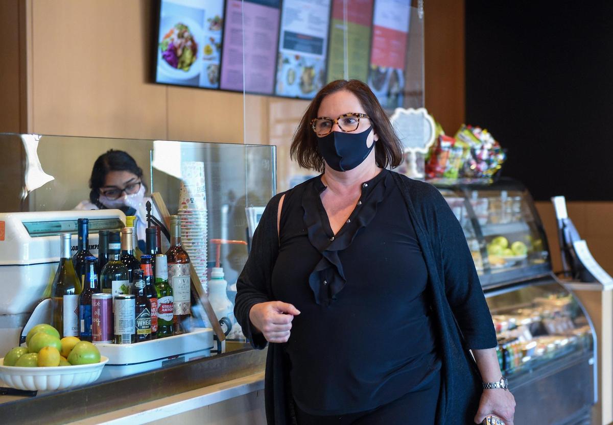 Despite the COVID-19 pandemic and the limits on occupancy, business boomed for Jo Marie Scaglia at Caffetteria Modern Cafe & Marketplace in Prairie Village.