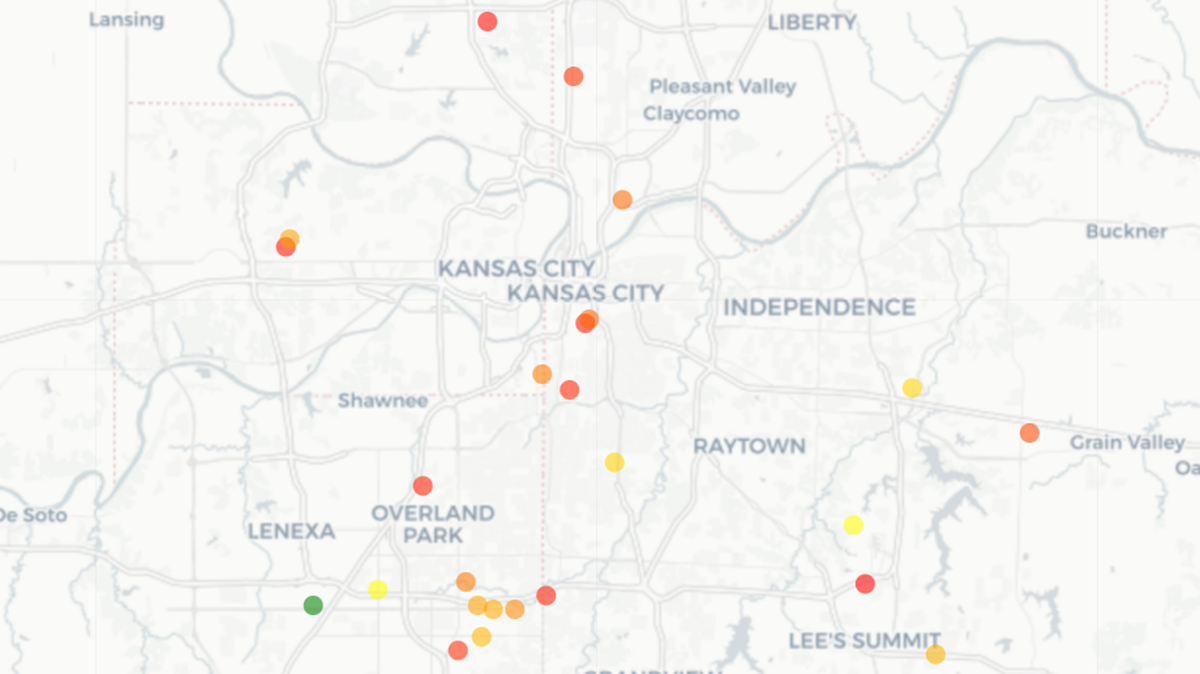 Data from Healthcare.gov reinforces what local hospital officials have been saying. Many hospitals in the Kansas City area are running low on open beds as COVID-19 cases surge.