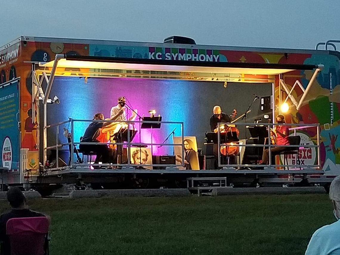 The Kansas City Symphony’s Mobile Music Box brought music to people all around the Kansas City area.