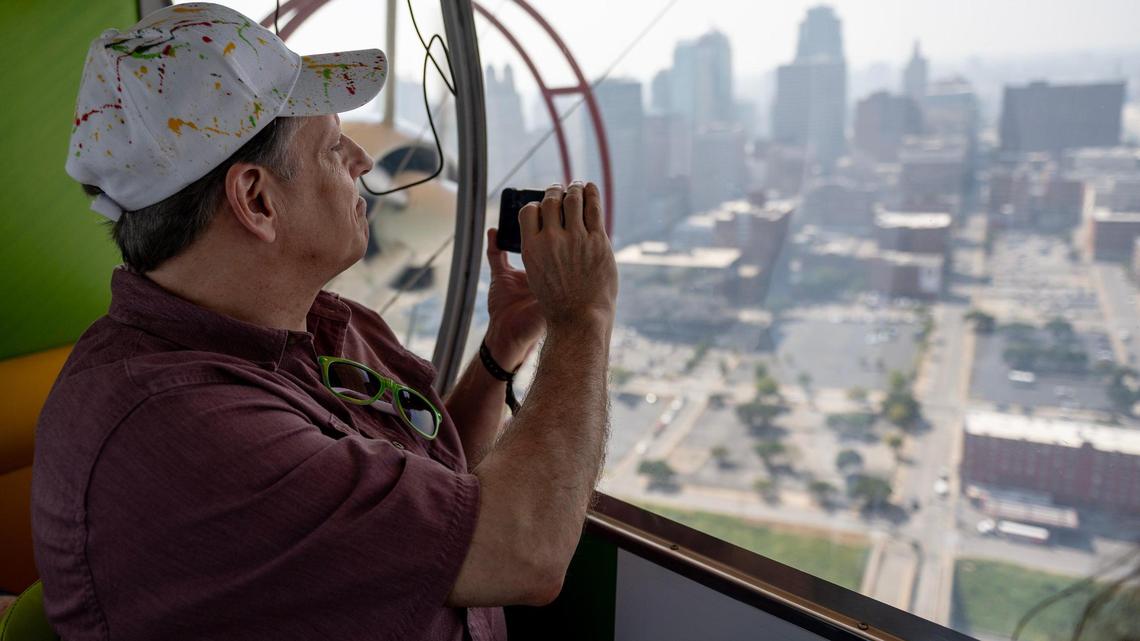 What’s it like to ride in a blimp across Kansas City? A select few now know firsthand