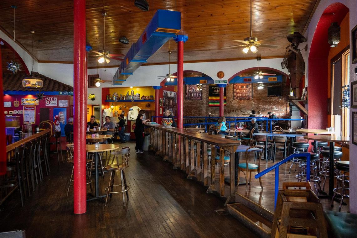 Visitors dine in at La Fonda El Taquito on Saturday, Sept. 28, in Kansas City. The restaurant has had to cut its hours back since the COVID-19 pandemic.
