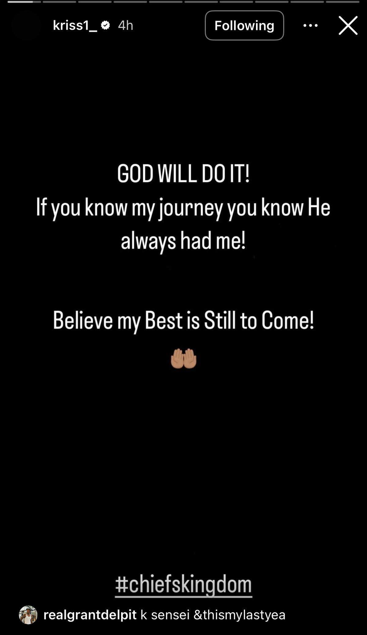 Kristian Fulton’s message for Chiefs fans.