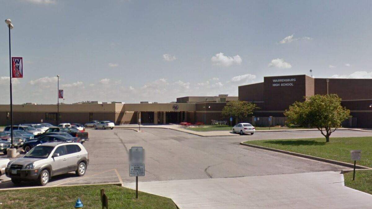 Warrensburg High School is pictured in a Google Maps street view image from Oct. 2013.