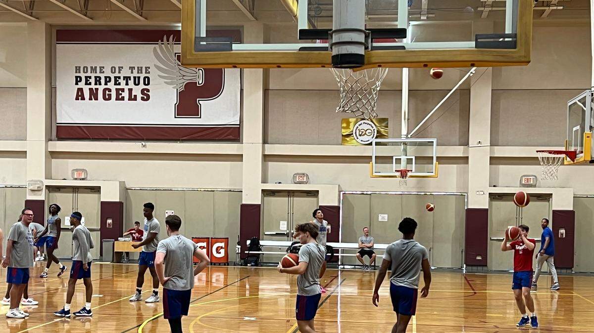 KU announced on Wednesday night that its three exhibition games in Puerto Rico will be livestreamed. The Jayhawks practiced on Wednesday in San Juan.