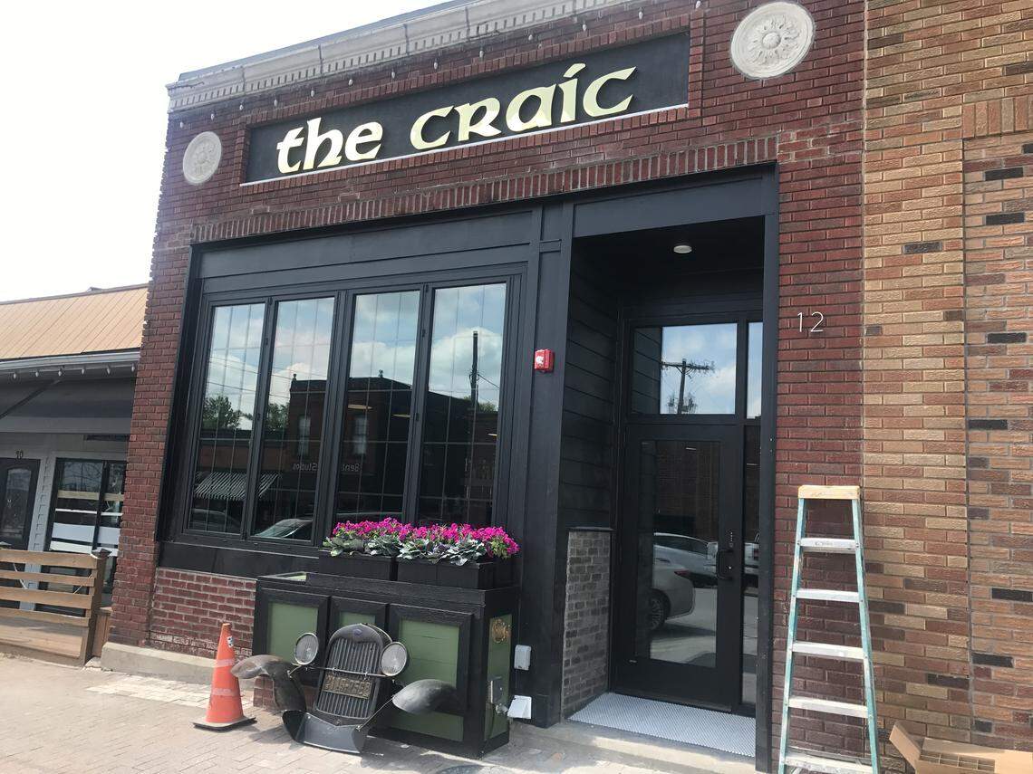Parkville’s new restaurant, The Craic, is open this weekend with a limited menu.