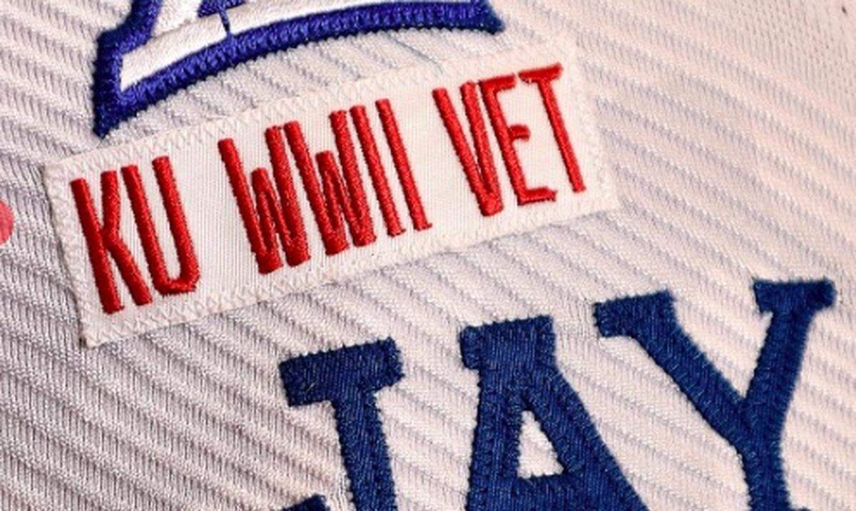 The patch on front.
