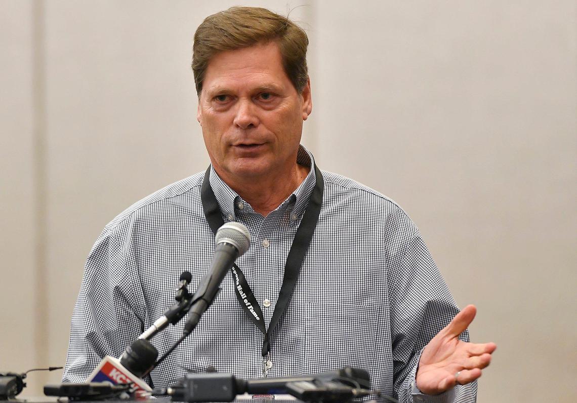 Blair Kerkhoff, who has been a sports reporter at The Kansas City Star since 1989, spoke Thursday during a press conference to announce inductees into the Missouri Sports Hall of Fame. Kerkhoff was part of the 2023 class that included, Lorenzo Cain, Matt Besler, Muna Lee and Karen Kornacki, among others. Former Kansas City Chiefs President Carl Peterson will receive the President’s Award. The enshrinement ceremony will be held on April 23rd at the LEX at Municipal Auditorium.