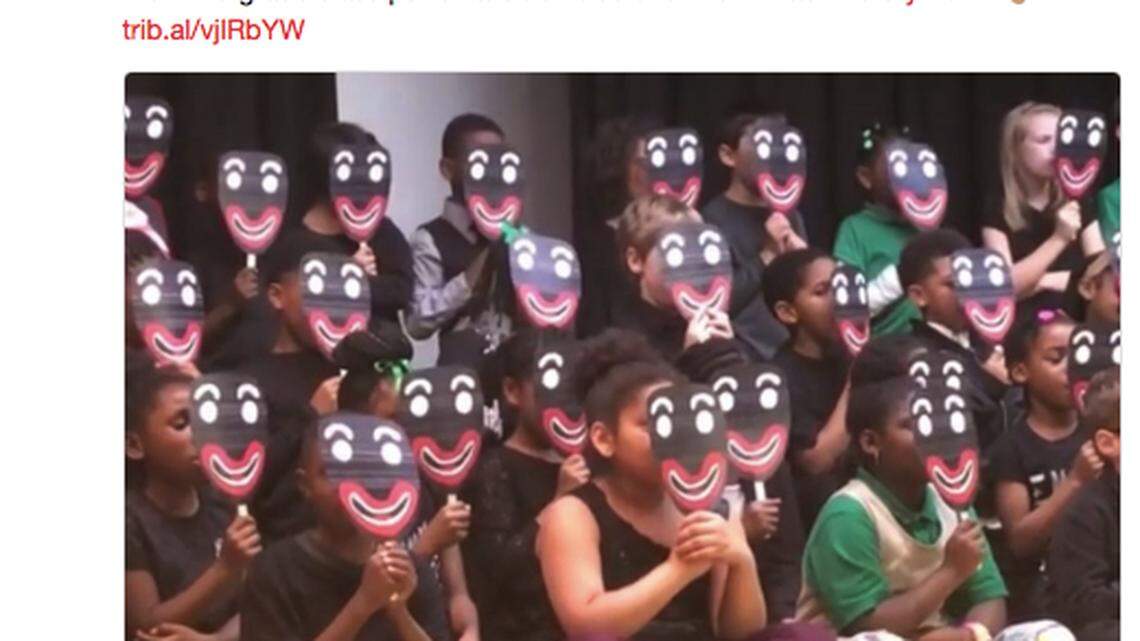 "We immediately recognized the masks as blackface," said one angry mother after her child's Atlanta school put on a performance that used blackface.