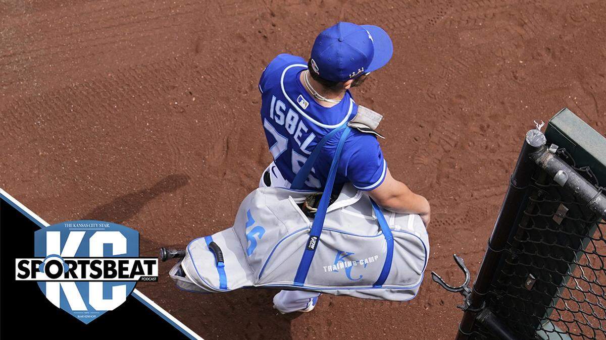 The Royals appear to be making room for outfielder Kyle Isbel on the Opening Day roster.