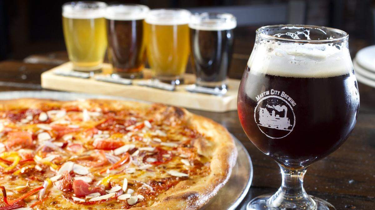 Station 7 will offer Martin City Brewing’s food and drink menu.