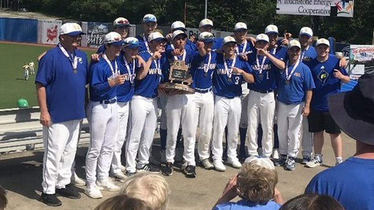 The new Missouri Class 3 state high school champions in baseball: The St. Pius Warriors, who beat Linn 10-5 in Thursday’s finale in Ozark.