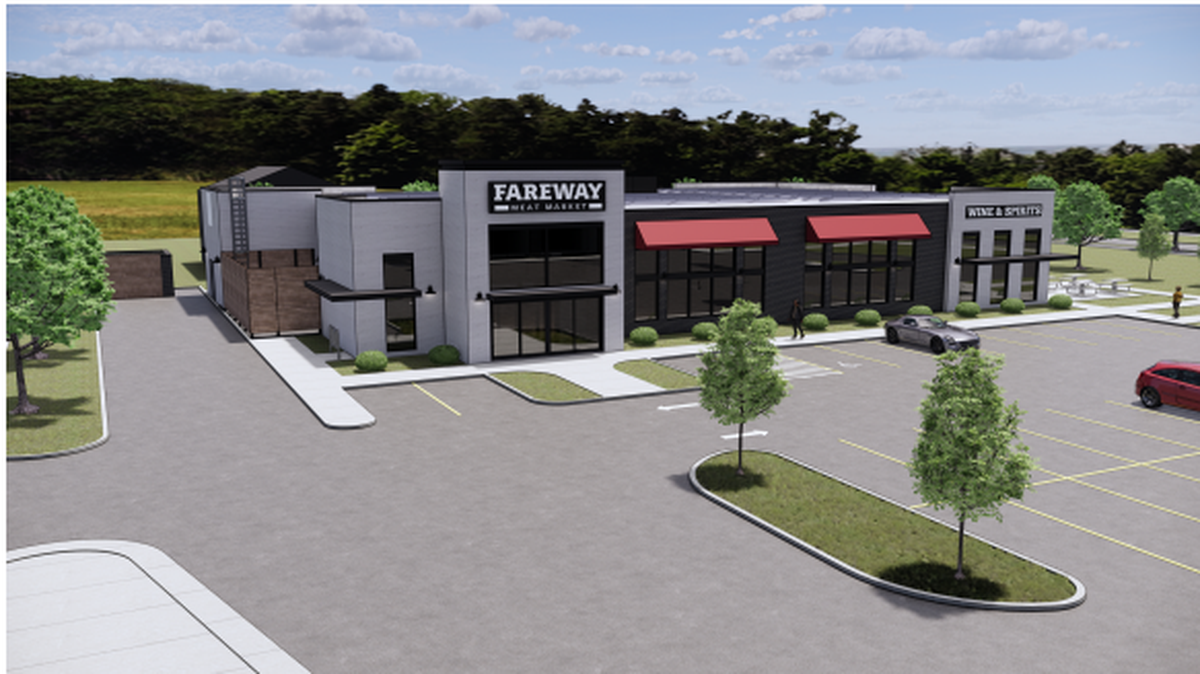Grocery chain fareway has filed new plans for possible redevelopment on the site of its Ward Parkway-area store.