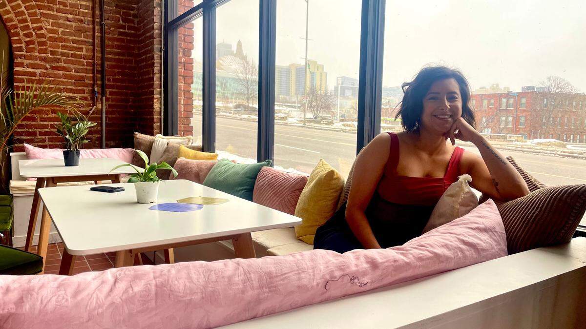 Amanda Blancarte has opened Third Place Lounge at 1744 Broadway Blvd. “I want to give people a socioeconomically affordable space where you can lose some of the titles in your life — mom, husband, employer, employee — and just come be yourself,” she said.