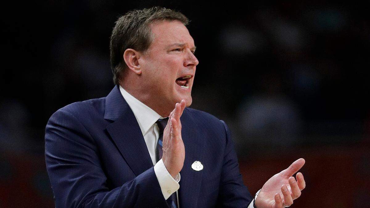 Kansas head basketball coach Bill Self