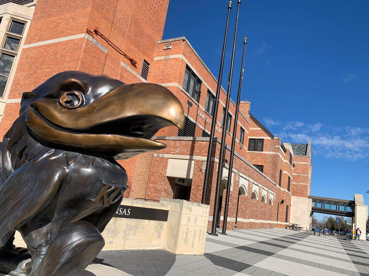 The University of Kansas campus in Lawrence. The Kansas Legislature may move Lawrence into the 1st congressional district, but students don’t appear engaged on the issue, according to a student activist.