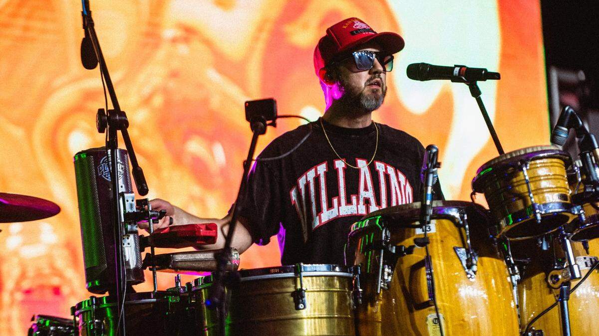 KC native Juan-Carlos Chaurand grew up watching his father play the drums and now he is a full time percussionist who specializes in Latin music and teaches the youth about music. 