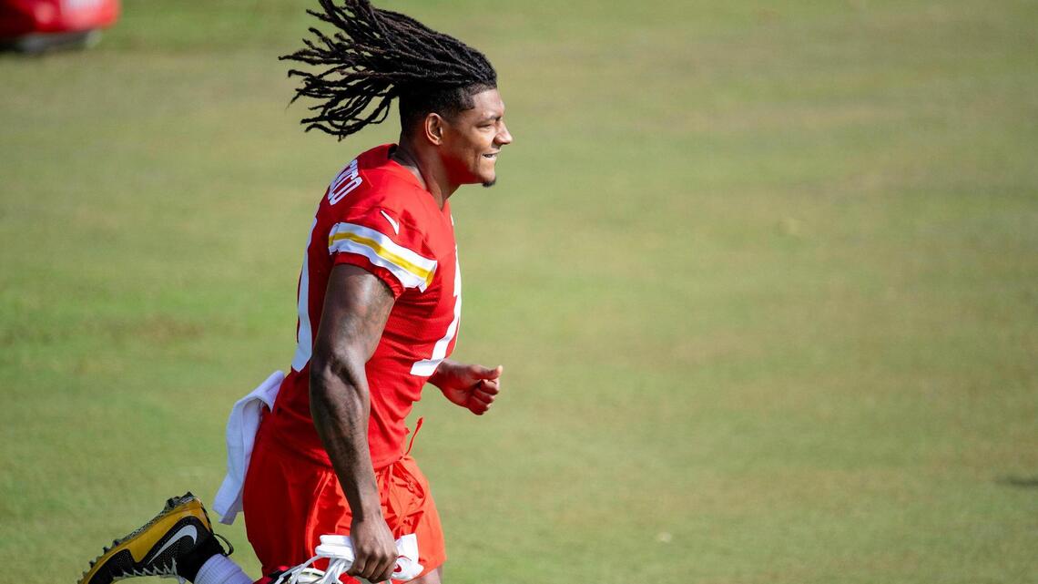Here’s a sign of progress for recuperating Kansas City Chiefs running back Isiah Pacheco