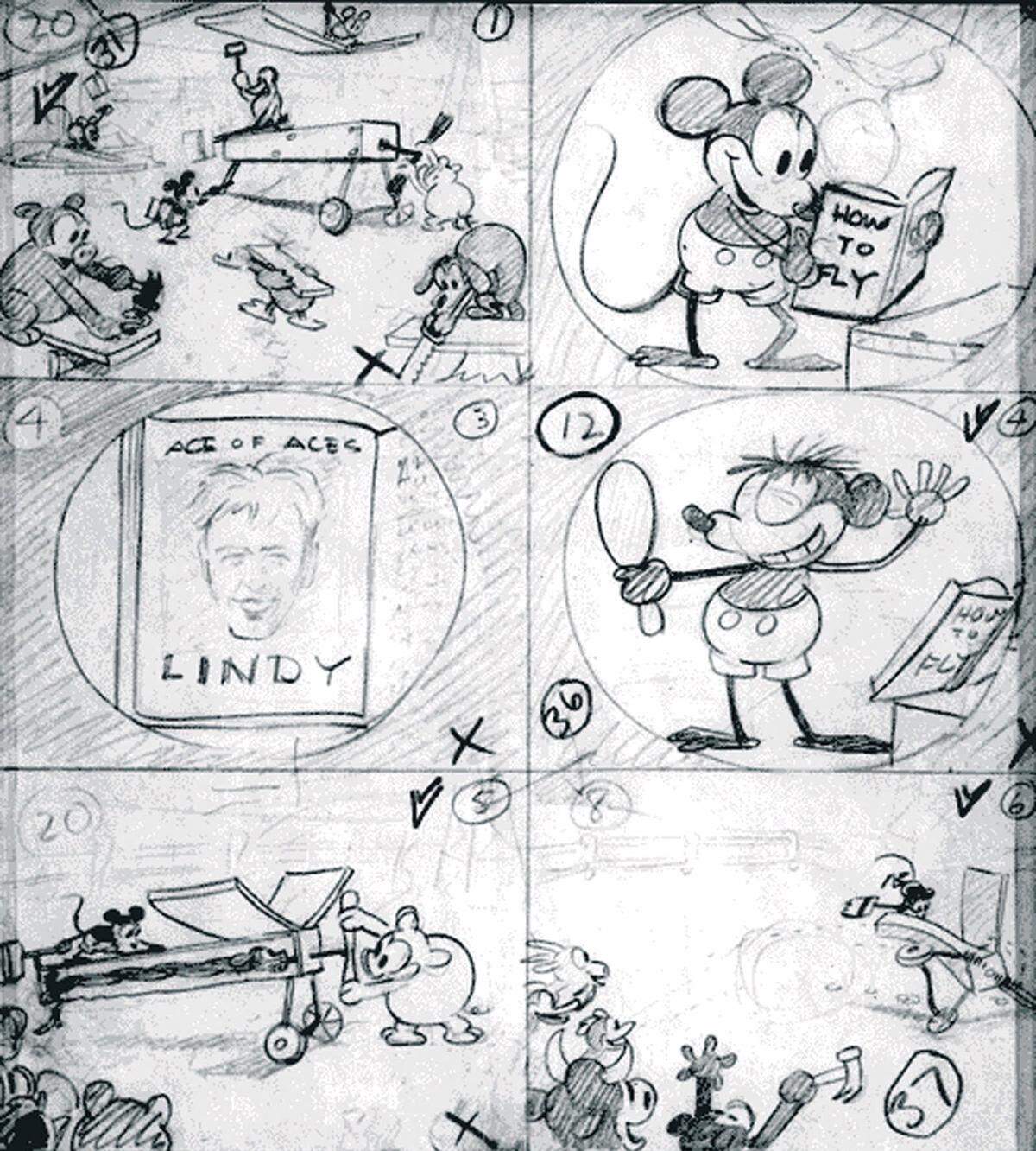 Inspired by a pet mouse kept in a Laugh-O-gram office drawer, Mickey Mouse became a sensation in the late 1920s, just as famous as Charles Lindbergh.