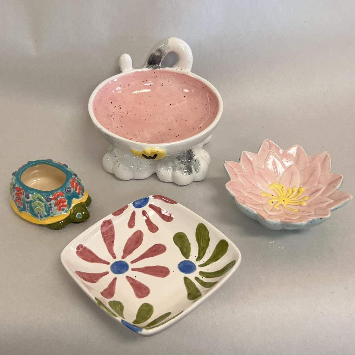 Several recent creations from Potter’s Haven.
