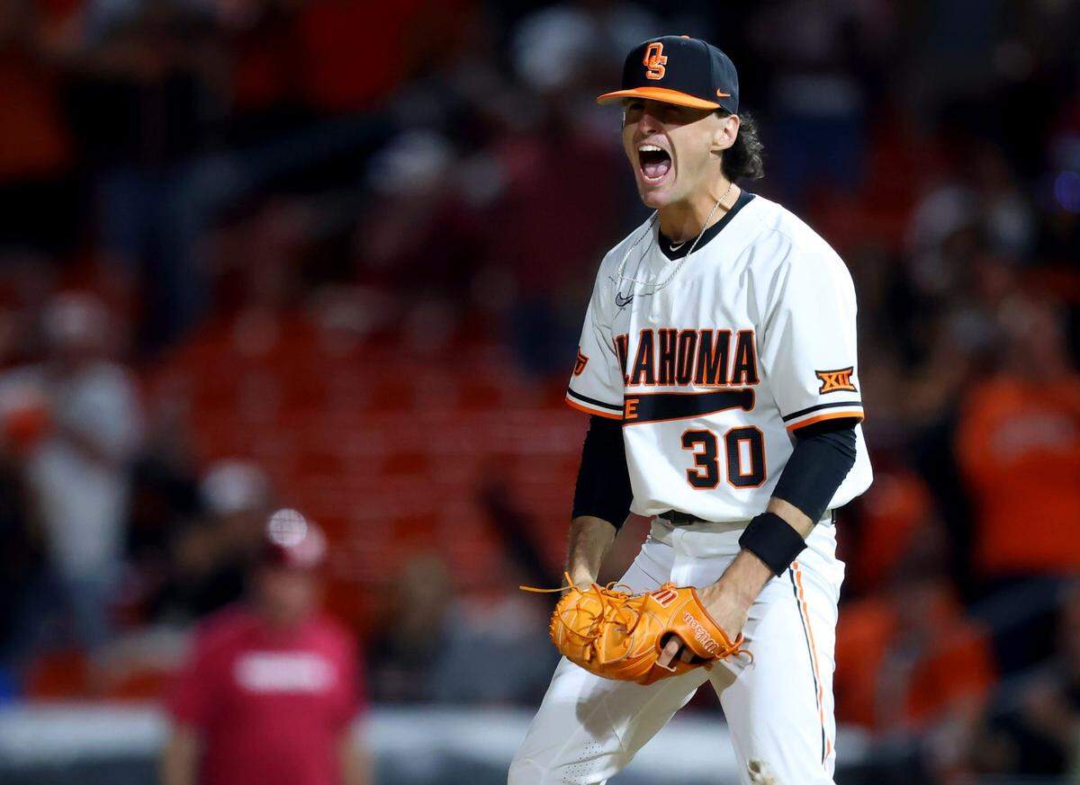 Oklahoma State’s Tommy Molsky is the Royals’ 12th-round pick in the 2024 MLB Draft.
