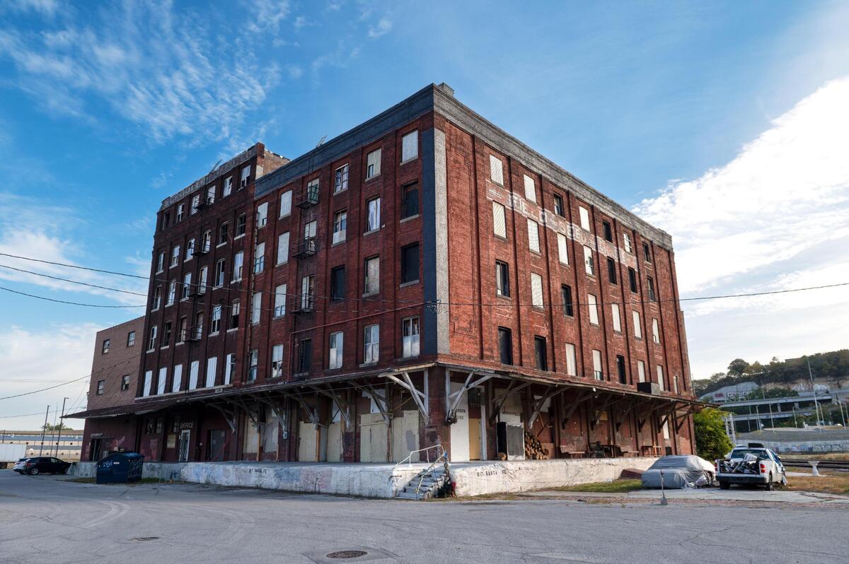 This former warehouse at 817 Santa Fe St in the West Bottoms is being promoted online as The Blossom House Haunted Hotel, albeit without a license, permits or safety equipment like an operating sprinkler system.
